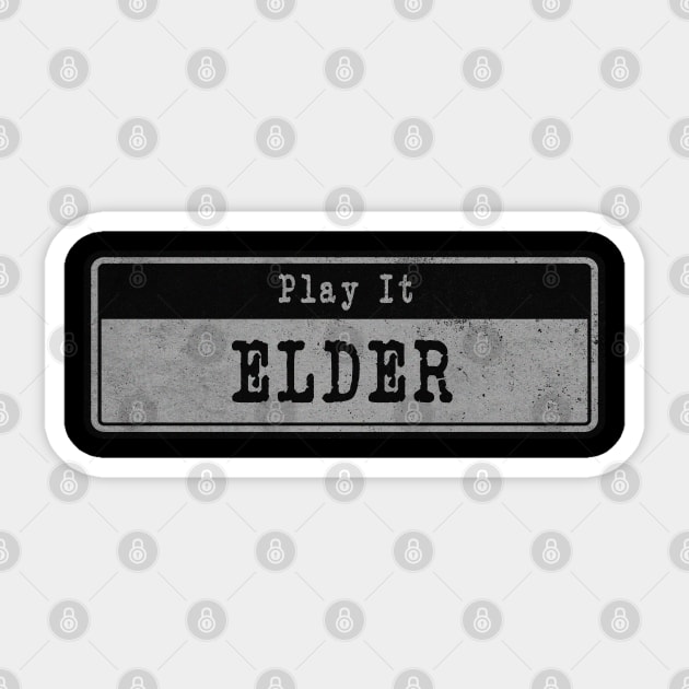 Elder Band // Vintage Fanart Sticker by j.adevelyn